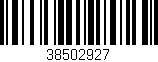 Código de barras (EAN, GTIN, SKU, ISBN): '38502927'