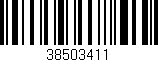 Código de barras (EAN, GTIN, SKU, ISBN): '38503411'