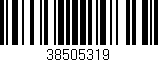 Código de barras (EAN, GTIN, SKU, ISBN): '38505319'