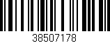 Código de barras (EAN, GTIN, SKU, ISBN): '38507178'