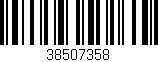 Código de barras (EAN, GTIN, SKU, ISBN): '38507358'