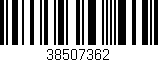 Código de barras (EAN, GTIN, SKU, ISBN): '38507362'