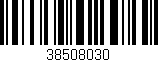 Código de barras (EAN, GTIN, SKU, ISBN): '38508030'