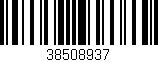 Código de barras (EAN, GTIN, SKU, ISBN): '38508937'