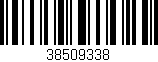 Código de barras (EAN, GTIN, SKU, ISBN): '38509338'