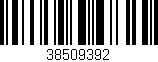Código de barras (EAN, GTIN, SKU, ISBN): '38509392'