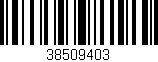Código de barras (EAN, GTIN, SKU, ISBN): '38509403'