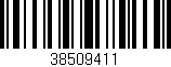 Código de barras (EAN, GTIN, SKU, ISBN): '38509411'