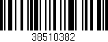 Código de barras (EAN, GTIN, SKU, ISBN): '38510382'