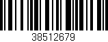 Código de barras (EAN, GTIN, SKU, ISBN): '38512679'