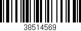 Código de barras (EAN, GTIN, SKU, ISBN): '38514569'