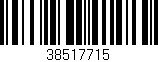 Código de barras (EAN, GTIN, SKU, ISBN): '38517715'