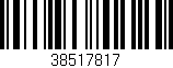 Código de barras (EAN, GTIN, SKU, ISBN): '38517817'