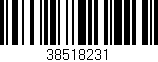 Código de barras (EAN, GTIN, SKU, ISBN): '38518231'