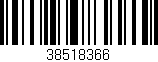 Código de barras (EAN, GTIN, SKU, ISBN): '38518366'