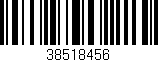 Código de barras (EAN, GTIN, SKU, ISBN): '38518456'