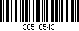 Código de barras (EAN, GTIN, SKU, ISBN): '38518543'