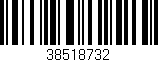 Código de barras (EAN, GTIN, SKU, ISBN): '38518732'
