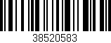 Código de barras (EAN, GTIN, SKU, ISBN): '38520583'