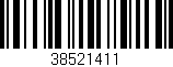 Código de barras (EAN, GTIN, SKU, ISBN): '38521411'