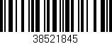 Código de barras (EAN, GTIN, SKU, ISBN): '38521845'