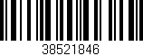 Código de barras (EAN, GTIN, SKU, ISBN): '38521846'