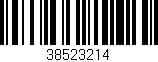 Código de barras (EAN, GTIN, SKU, ISBN): '38523214'