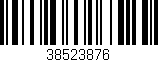 Código de barras (EAN, GTIN, SKU, ISBN): '38523876'