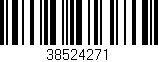 Código de barras (EAN, GTIN, SKU, ISBN): '38524271'
