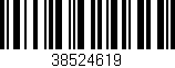 Código de barras (EAN, GTIN, SKU, ISBN): '38524619'