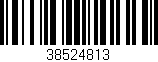 Código de barras (EAN, GTIN, SKU, ISBN): '38524813'