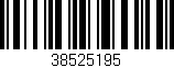 Código de barras (EAN, GTIN, SKU, ISBN): '38525195'