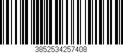 Código de barras (EAN, GTIN, SKU, ISBN): '3852534257408'