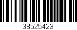 Código de barras (EAN, GTIN, SKU, ISBN): '38525423'