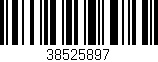 Código de barras (EAN, GTIN, SKU, ISBN): '38525897'