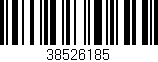 Código de barras (EAN, GTIN, SKU, ISBN): '38526185'