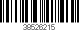 Código de barras (EAN, GTIN, SKU, ISBN): '38526215'