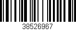 Código de barras (EAN, GTIN, SKU, ISBN): '38526967'