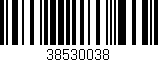 Código de barras (EAN, GTIN, SKU, ISBN): '38530038'