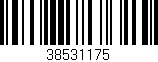 Código de barras (EAN, GTIN, SKU, ISBN): '38531175'