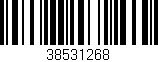 Código de barras (EAN, GTIN, SKU, ISBN): '38531268'