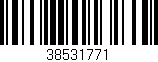Código de barras (EAN, GTIN, SKU, ISBN): '38531771'