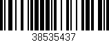 Código de barras (EAN, GTIN, SKU, ISBN): '38535437'
