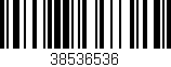 Código de barras (EAN, GTIN, SKU, ISBN): '38536536'
