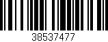 Código de barras (EAN, GTIN, SKU, ISBN): '38537477'