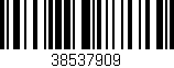 Código de barras (EAN, GTIN, SKU, ISBN): '38537909'