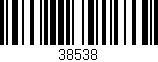 Código de barras (EAN, GTIN, SKU, ISBN): '38538'