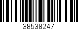 Código de barras (EAN, GTIN, SKU, ISBN): '38538247'