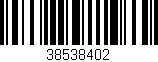 Código de barras (EAN, GTIN, SKU, ISBN): '38538402'