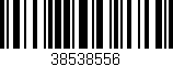 Código de barras (EAN, GTIN, SKU, ISBN): '38538556'